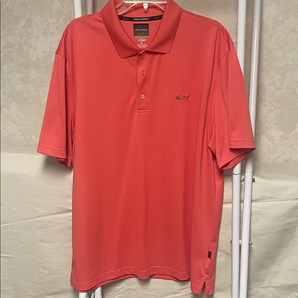 Greg Norman Collection Coral Polo Shirt